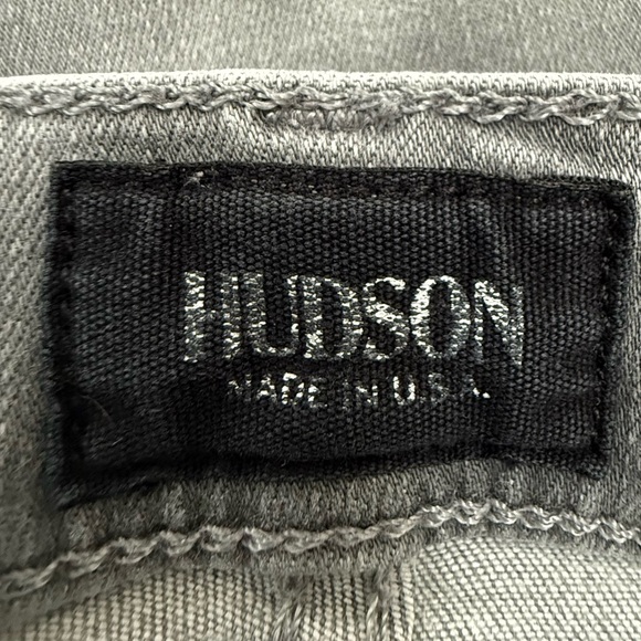Hudson Jeans distressed Charcoal Gray skinny denim Women's Jeans size 24 - Picture 2 of 8
